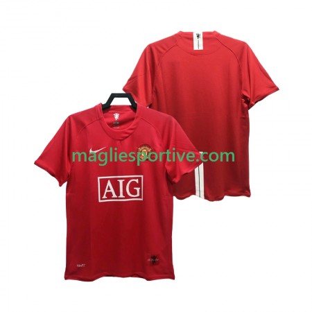 Completo Calcio Manchester United Premier League 2007 2008 Retro Divisa Prima